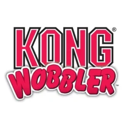KONG Wobbler Dog Toy -Happy Pet Shop 74323 kong wobbler logo 4