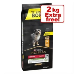 Large Bags Purina Pro Plan Dry Dog Food + 2kg/2.5kg Extra Free!*