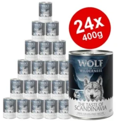 Wolf Of Wilderness "The Taste Of" Saver Pack 24 X 400g