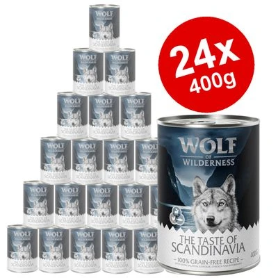 Wolf Of Wilderness "The Taste Of" Saver Pack 24 X 400g 1 Wolf Of Wilderness "The Taste Of" Saver Pack 24 X 400g