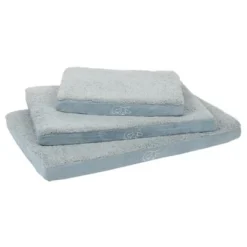Rectangular Memory Foam Dog Bed - Grey -Happy Pet Shop 79218 79219 79220 fg 3784 0