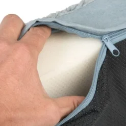 Rectangular Memory Foam Dog Bed - Grey -Happy Pet Shop 79218 hundebett memory grau fg 6735 5