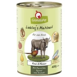 GranataPet Liebling's Mahlzeit - Trial Pack -Happy Pet Shop 80205 pla lieblingsmahlzeit rindfasan 6x400g mix 3
