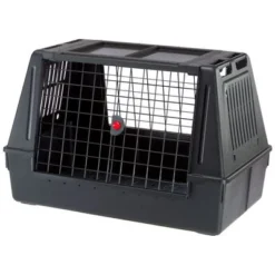 Ferplast Atlas Scenic Car Transport Box - Black -Happy Pet Shop 84398 ferplast atlas car 100 hs 02 4