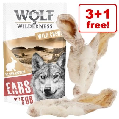 4 X Wolf Of Wilderness Dog Treats - 3 + 1 Free!* 1 4 X Wolf Of Wilderness Dog Treats - 3 + 1 Free!*