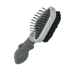 FURminator Dual Grooming Brush -Happy Pet Shop 92105 pla furminator hund doppelbuerste hs 01 4