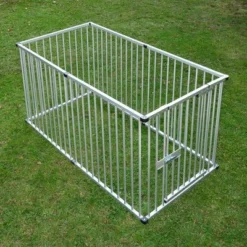 Aluminium Puppy Playpen -Happy Pet Shop 99504 welpenfreilaufgehege outside fg 5849 1