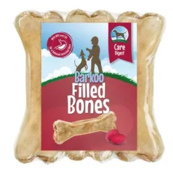 Barkoo Filled Chew Bone – Digest (with Beetroot) -Happy Pet Shop barkoo filled bones digest 1000x1000 2