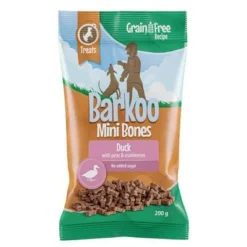 Barkoo Grain-Free Mini Bones Saver Packs 10 Barkoo Grain-Free Mini Bones Saver Packs -Happy Pet Shop barkoo minibones gf 200g duck 1000x1000 4