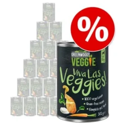 Greenwoods Veggie With Yoghurt, Potatoes, Carrots & Spinach -Happy Pet Shop gw sparpaket veggie joghurt 24x400g 5