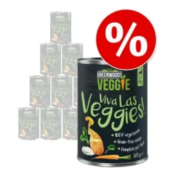 Greenwoods Veggie With Yoghurt, Potatoes, Carrots & Spinach -Happy Pet Shop gw veggie joghurt 12x400g 7