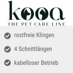 Kooa Battery Clipper GEAR Mini -Happy Pet Shop kooa akku schermaschine gear mini usps 4