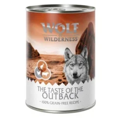 Wolf Of Wilderness "The Taste Of" Saver Pack 24 X 400g 11 Wolf Of Wilderness "The Taste Of" Saver Pack 24 X 400g -Happy Pet Shop outback 400g 1000x1000 8