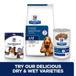 Hill's Prescription Diet Canine Z/d Food Sensitivities -Happy Pet Shop pd zd dog bk30873m bk30972 cross sell uk 5