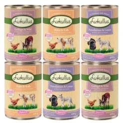 Lukullus Junior Wet Dog Food + Lukullus Junior Dry Dog Food - Special Price!* -Happy Pet Shop pla junior 6x400g 3