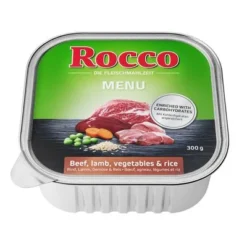 Rocco Menu Trays 9 X 300g 9 Rocco Menu Trays 9 X 300g -Happy Pet Shop rocco schalen menue lamm side 1000x1000 4