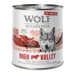 Wolf Of Wilderness Adult "Free-Range" 6 X 800g -Happy Pet Shop wow freerange highvalley 800g 1000x1000 9