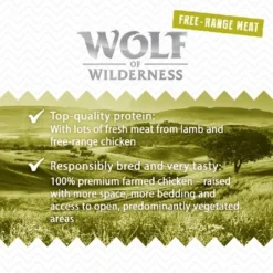 Wolf Of Wilderness Senior "Free-Range" 12 X 800g -Happy Pet Shop wow freerange wet board senior greenfields 1000x1000 uk 6