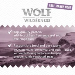 Wolf Of Wilderness Senior "Free-Range" 12 X 800g -Happy Pet Shop wow freerange wet board senior wildhills 1000x1000 uk 7