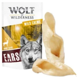 Wolf Of Wilderness Dried Ears Dog Chews Saver Pack -Happy Pet Shop wow sunny glade ear 9