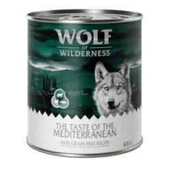 Wolf Of Wilderness "The Taste Of" Saver Pack 24 X 800g -Happy Pet Shop wow tasteof mediterranean 800g 1000x1000 6