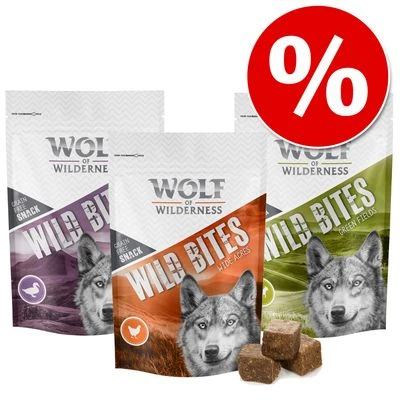 Wolf Of Wilderness Wild Bites Dog Snacks Mixed Pack 1 Wolf Of Wilderness Wild Bites Dog Snacks Mixed Pack