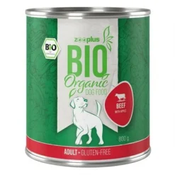 Zooplus Bio Adult Organic Saver Pack 24 X 800g -Happy Pet Shop zooplus bio dog adult beef 800g 1000x1000 1