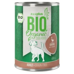 Zooplus Bio Adult Organic Saver Pack 24 X 400g -Happy Pet Shop zooplus bio dog gf adult goose 400g 1000x1000 7